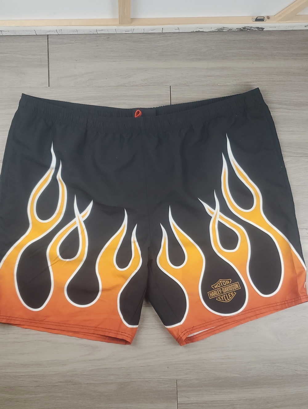 Harley-Davidson 1980 FX Flames Swim Trunks 3XL NWT